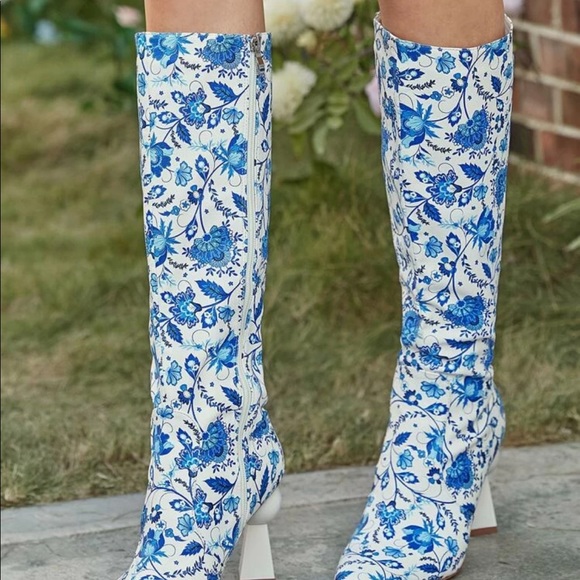 SHEIN | Shoes | Floral Boots | Poshmark